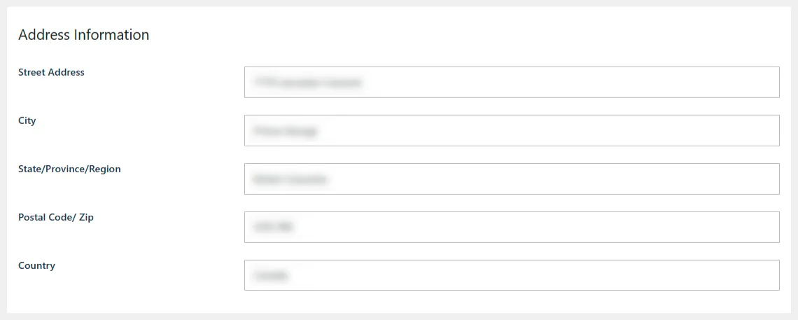 Careers address information