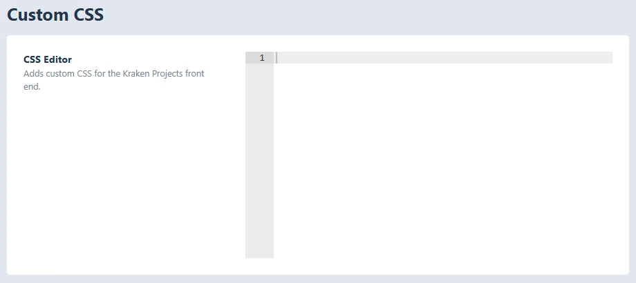 Custom CSS